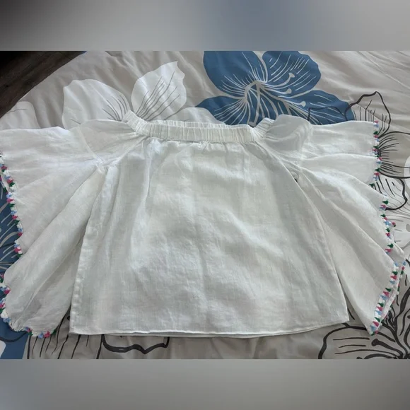 💰PRICE ⬇️
ZARA WOMAN • White linen Large Sleeve Blouse • sz Large - Picture 1 of 11